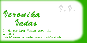 veronika vadas business card